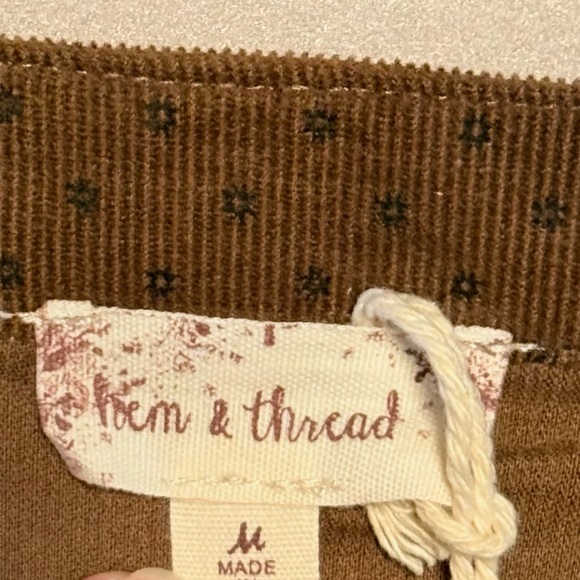 NWT Hem & Thread Chocolate Long Sleeve Coat Dress - Picture 8 of 12